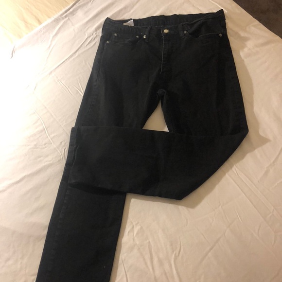 levi 514 black jeans